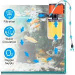 XILONG ΕΣΩΤΕΡΙΚΟ ΦΙΛΤΡΟ ΕΝΥΔΡΕΙΟΥ ΜΕ ΣΦΟΥΓΓΑΡΙ INTERNAL FILTER XL-F070A 12W 1219-53